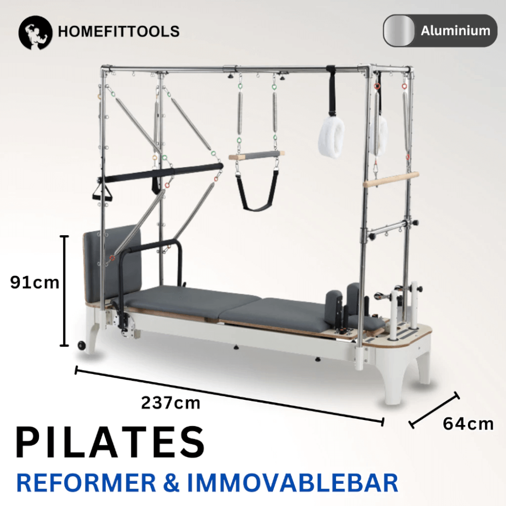 อุปกรณ์พิลาทิส Homefittools Pilates Reformer & Immovable Bar